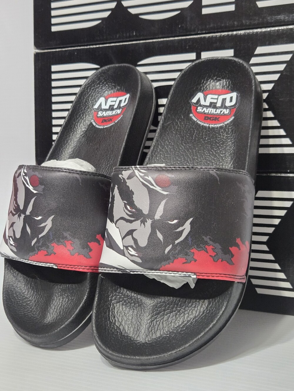 DGK X Afro Samurai Sandals Slip Ons Flip Flops Slides
